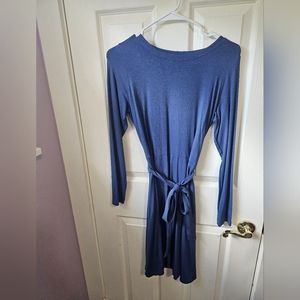 Blue casual dress